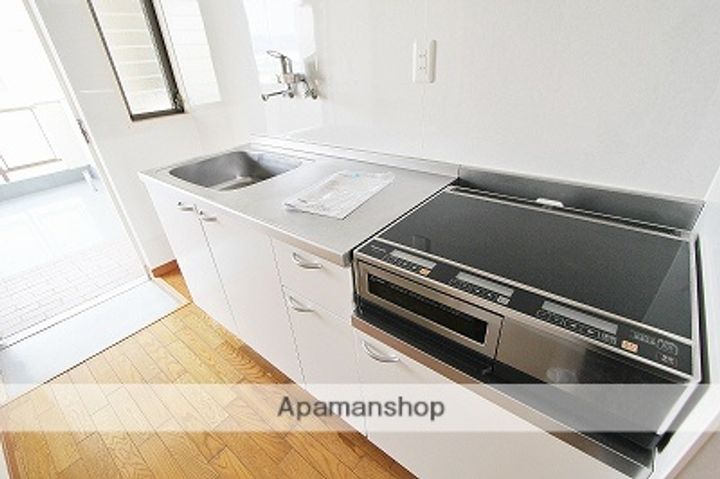 徳島県吉野川市鴨島町上下島の賃貸マンションのキッチン