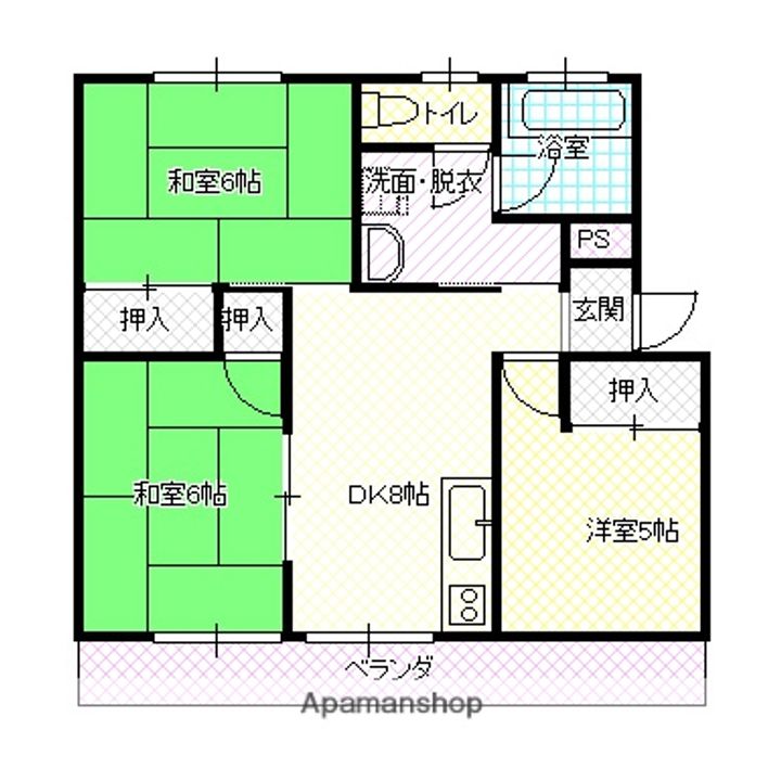 ラウムズパーク405の間取り