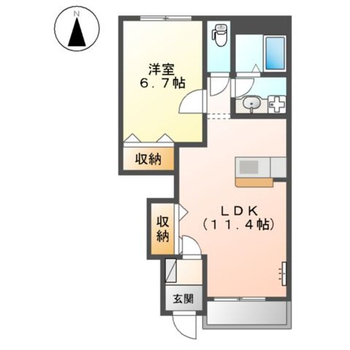 ペットピア春日の間取り