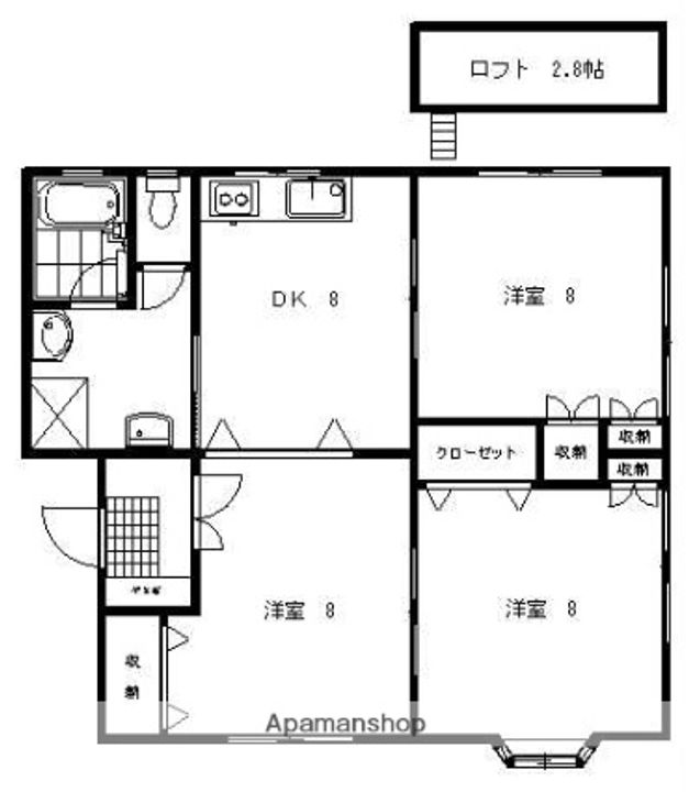 ファミールマス301の間取り