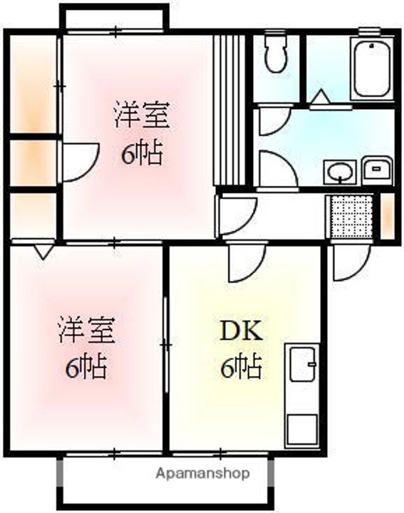 シュガーコートⅡの間取り
