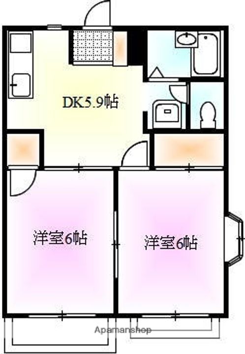 ハイム・トシ203の間取り