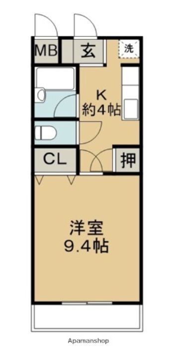 寺田ハイツの間取り