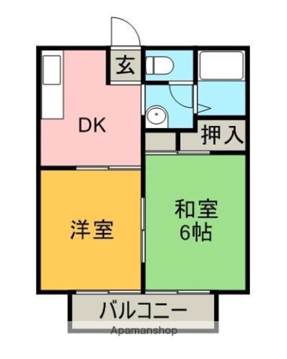 シャインハイム八雲の間取り