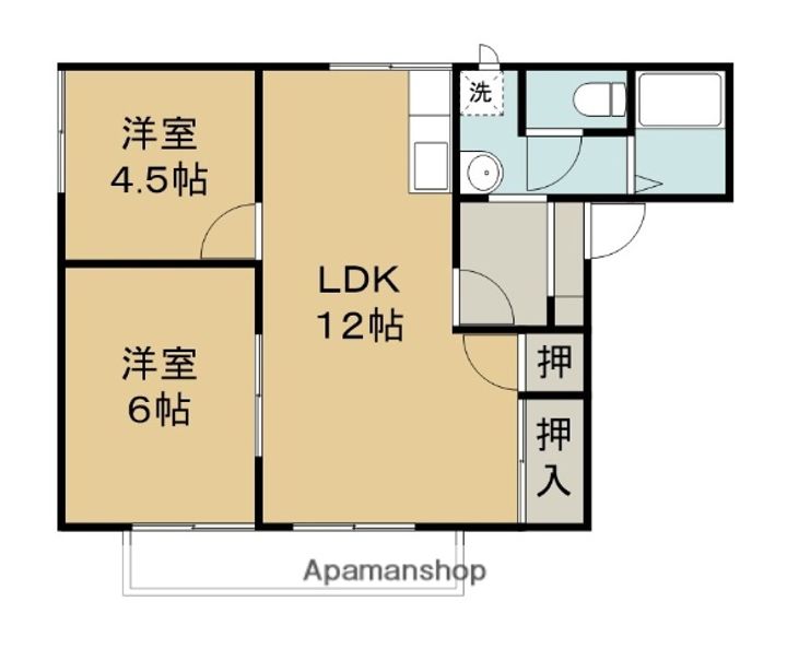 フレグランス阿島の間取り