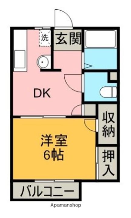 ビレッジ巴の間取り