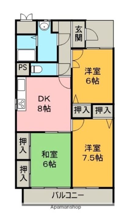 レジデンス一宮の間取り