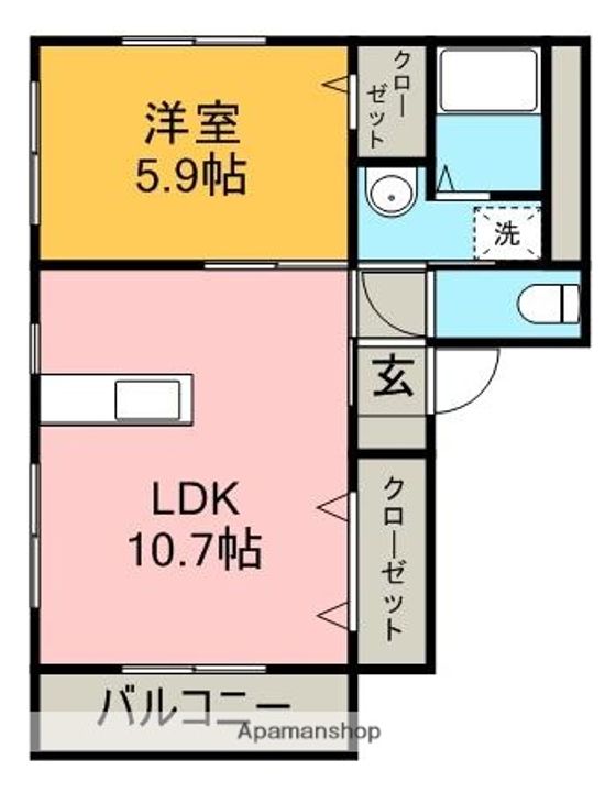 フォブール七佳の間取り