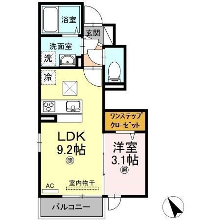 フルール ドゥ リリーの間取り