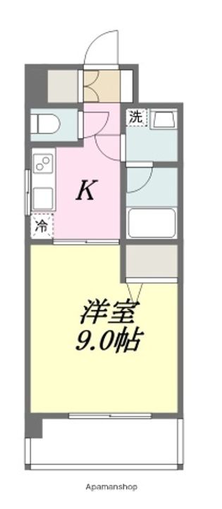 シルキーブリーズ山越301の間取り