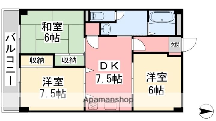 コート・リジェール101の間取り