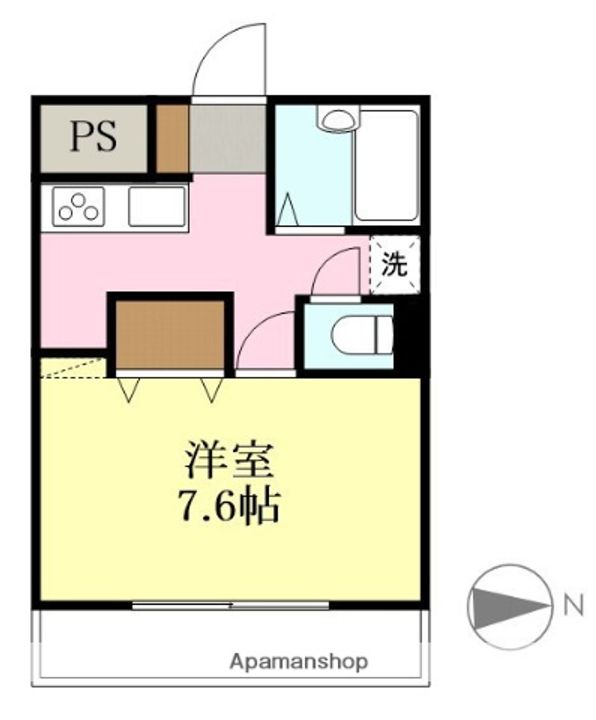 プラザG&K203の間取り