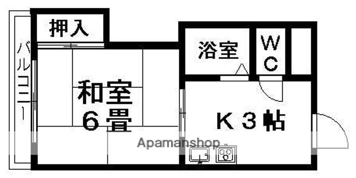 カサグランデかまたBの間取り