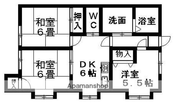 松本ビルの間取り