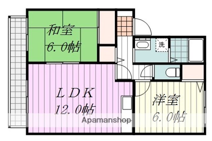 メゾン・ド・ルミエールC棟の間取り
