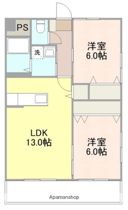 サンシャイン緑町1001の間取り
