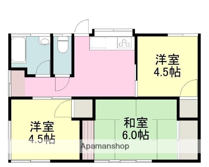 愛媛県松山市吉藤2丁目(一戸建)の賃貸物件の間取り