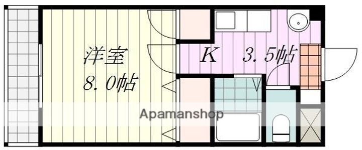 ダイヤモンドベイ枝松1の間取り