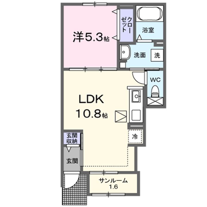シンフォニーの間取り