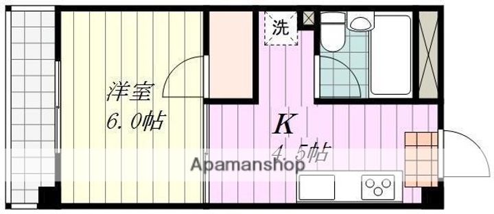 ライブタウン美沢403の間取り