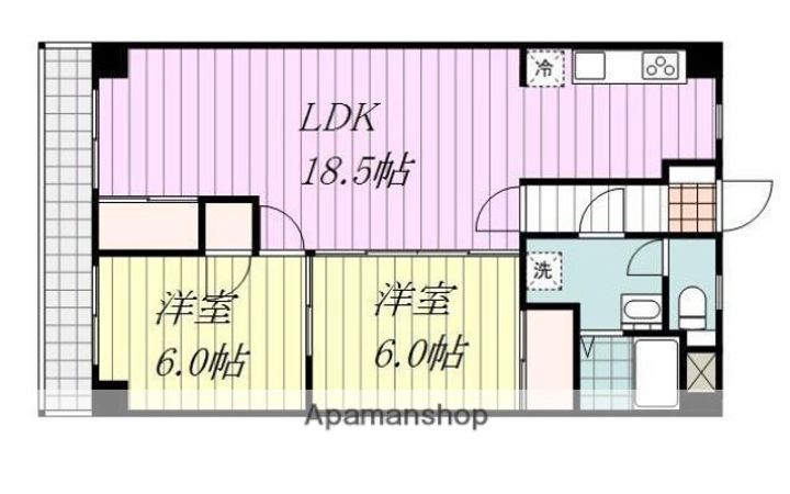 シティーマンションの間取り