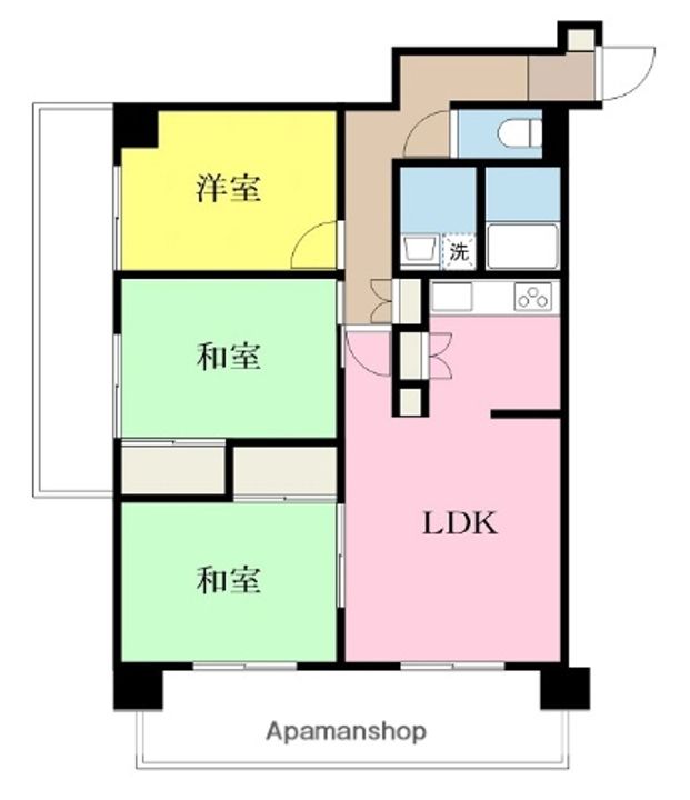道後グリーンヒルの間取り