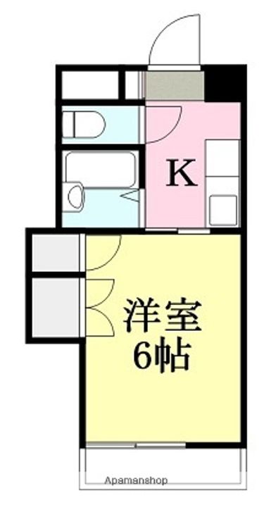 ロイヤルハイツ清水町106の間取り