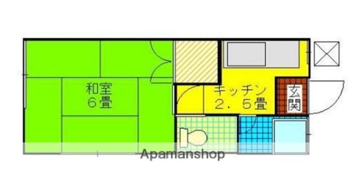 小栗ハイツの間取り