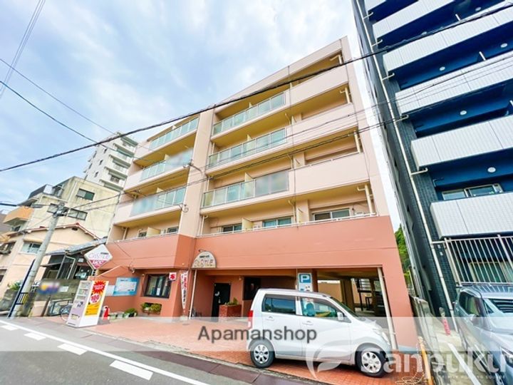 愛媛県松山市平和通4丁目の賃貸マンションの外観