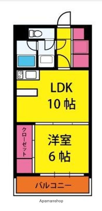 マドンナTOWN RITZの間取り