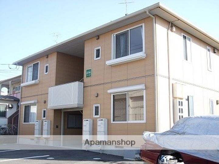 愛媛県松山市平田町の賃貸アパートの外観