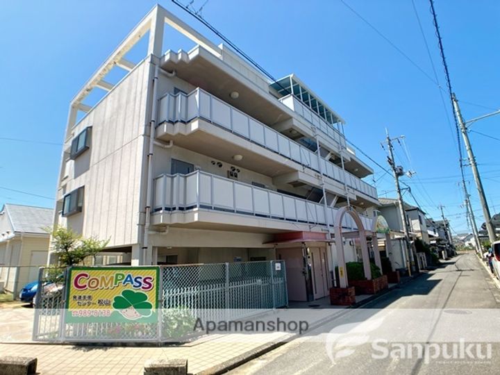 愛媛県松山市富久町の賃貸マンションの外観