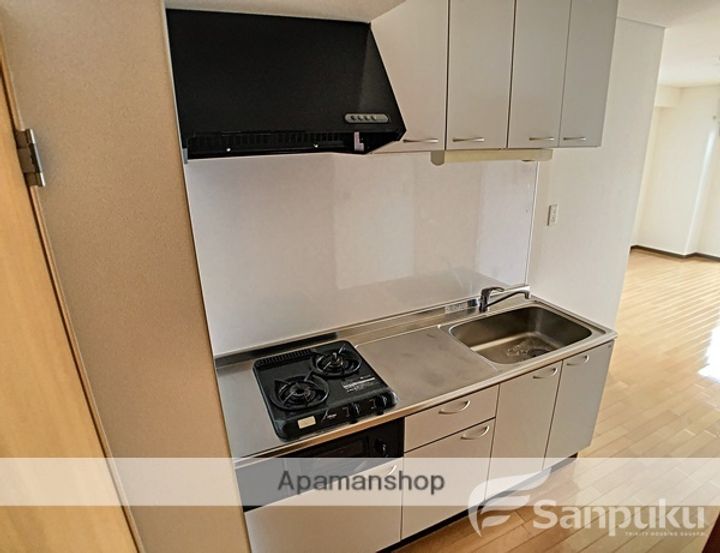 愛媛県松山市道後今市の賃貸マンションのキッチン