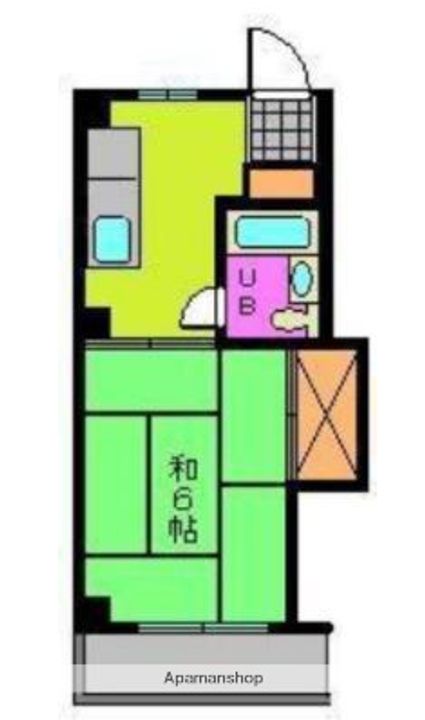 コーポ福原の間取り