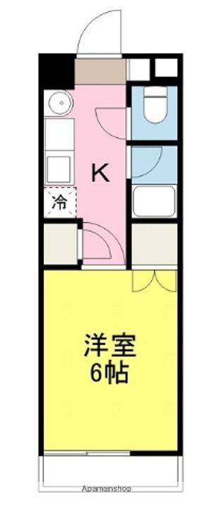 愛媛県松山市清水町1丁目の賃貸マンションの間取り