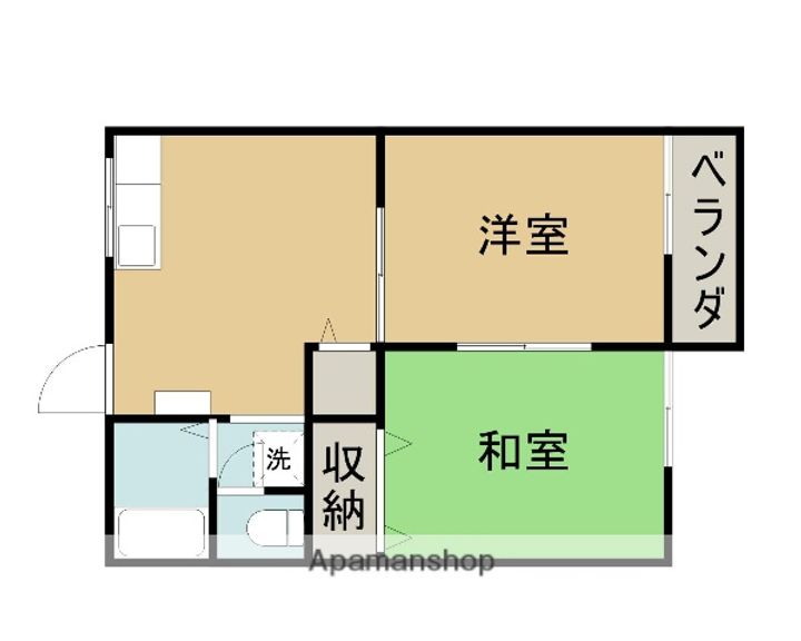クレストール飯岡の間取り