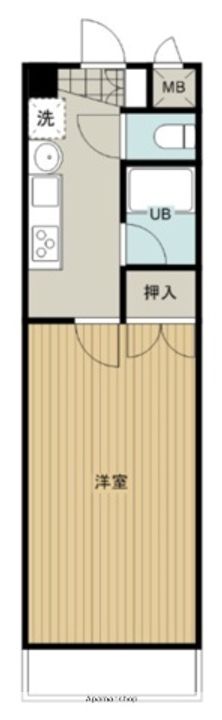 古川ハイム 二番館の間取り