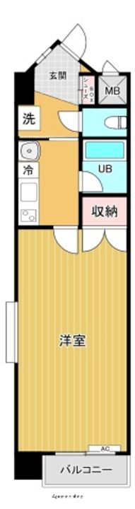 古川ハイム 二番館の間取り