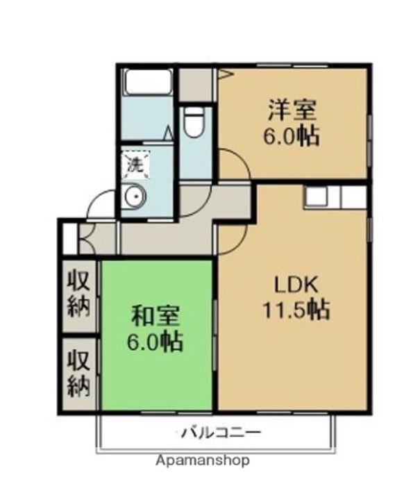 サンハイム神拝の間取り