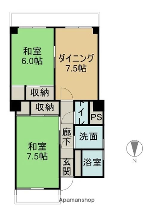 サンシャイン西条の間取り