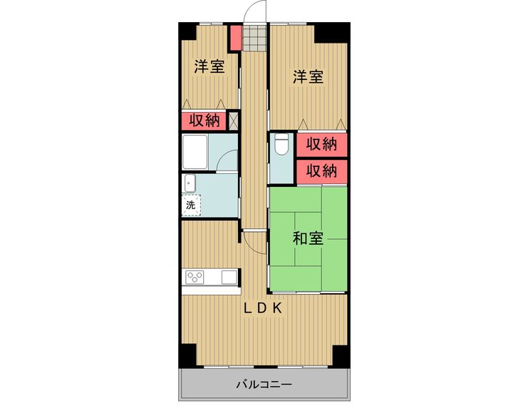 マルイマーガレットの間取り