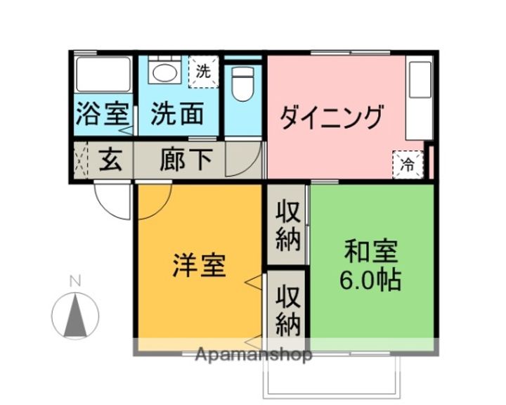 サンコーポ氷見の間取り