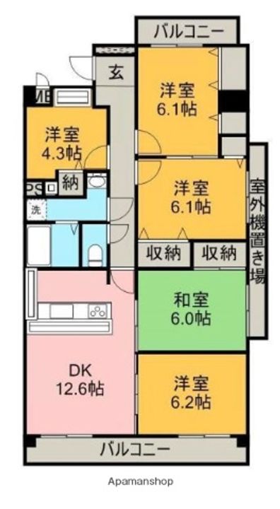 サントノーレ神拝の間取り