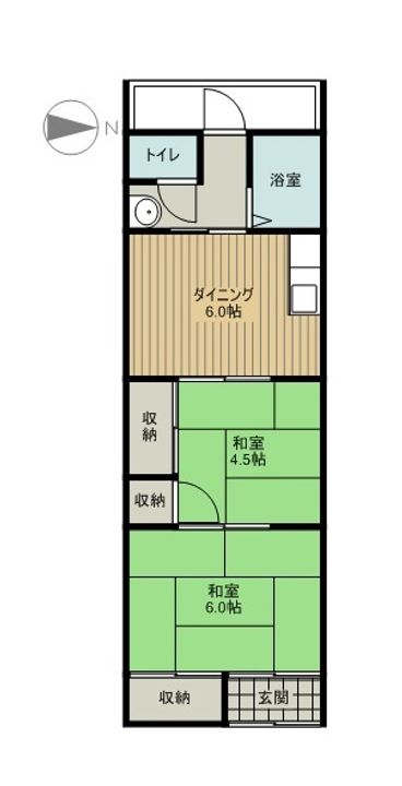 コンフォート プチ パインの間取り