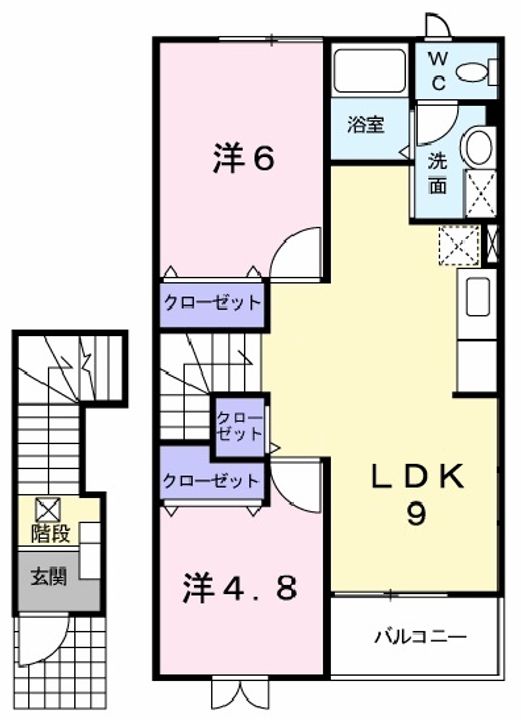 サンフラワー・ヒルズD203の間取り