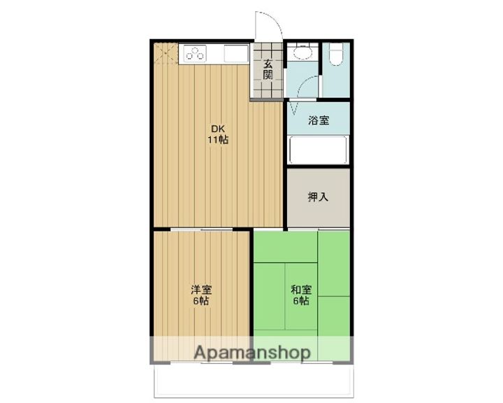 メゾン戸田の間取り