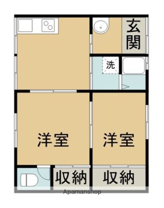 愛媛県西条市洲之内甲(一戸建)の賃貸物件の間取り