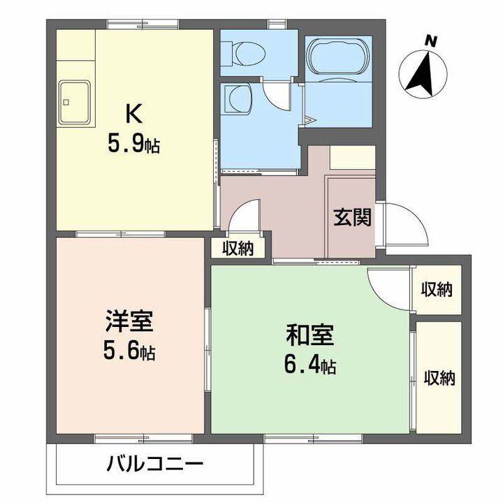 フォーレス新町の間取り