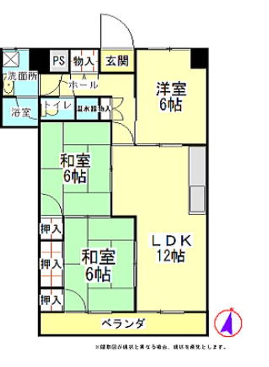 くぼたマンション302の間取り