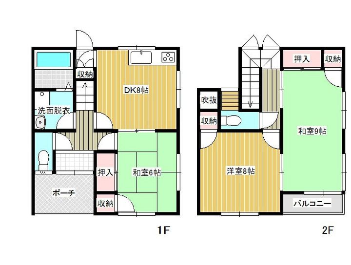ツインハウス田中1の間取り